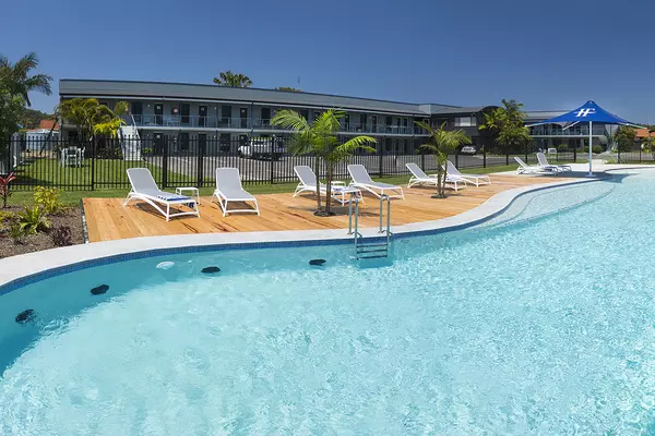 Motel Pool in Foster, NSW Australia, Pool Builder: Atlas Pool