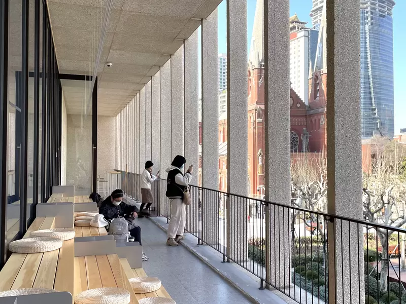Shanghai Zikawei Library- GRC cladding made with aalborg white