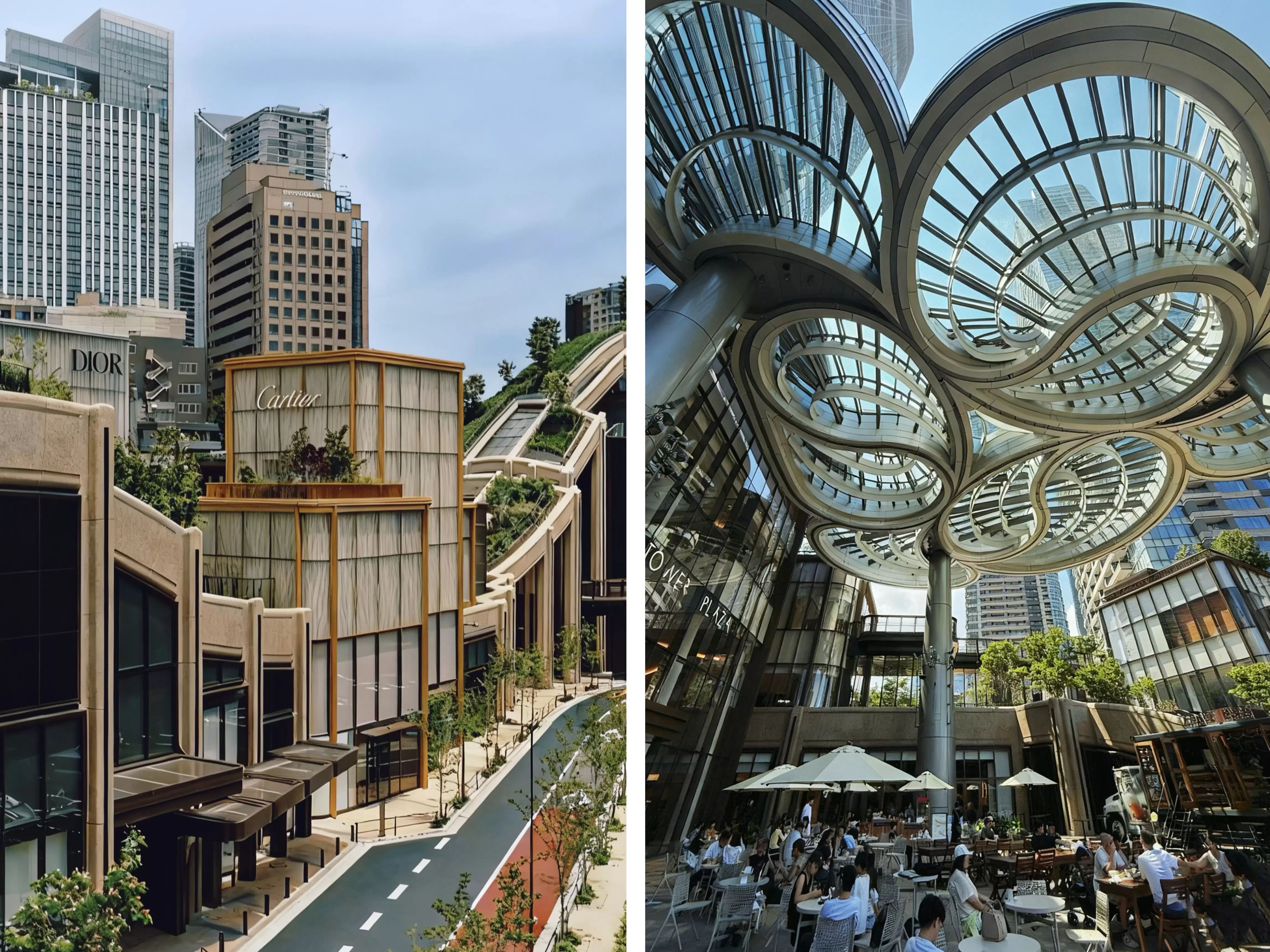 Azabudai Hills Tokyo GRC Facade made with Aalborg White Cement